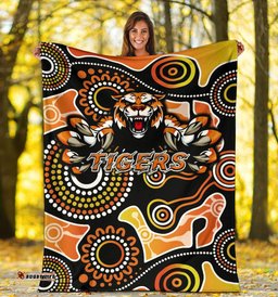 Wests Premium Blanket Rugby Tigers Indigenous