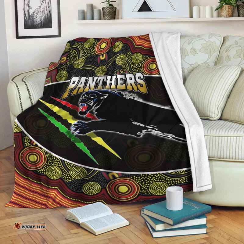 Panthers Rugby Premium Blanket Aboriginal Basic Style