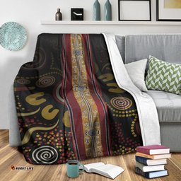 Blanket Aboriginal Dot Panting Art Stripe Lines
