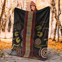 Blanket Aboriginal Dot Panting Art Stripe Lines
