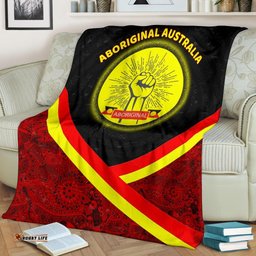 Blankets Aboriginal Flag And Animals Pattern