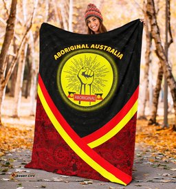 Blankets Aboriginal Flag And Animals Pattern
