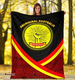 Blankets Aboriginal Flag And Animals Pattern