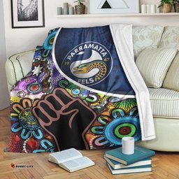 Parramatta Eels Premium Blanket Eels Indigenous Aboriginal
