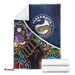 Parramatta Eels Premium Blanket Eels Indigenous Aboriginal