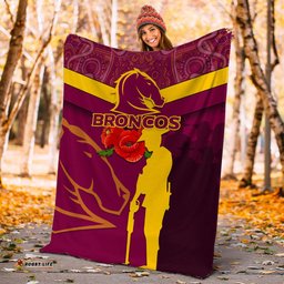 brisbane broncos anzac day blanket indigenous art