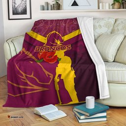 brisbane broncos anzac day blanket indigenous art