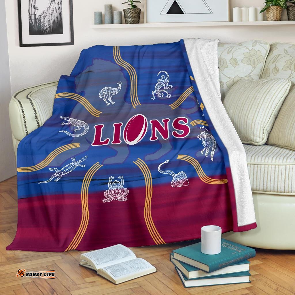 Brisbane Premium Blanket Proud Lions Simple
