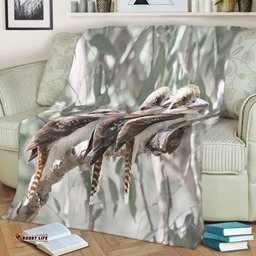 Australia Kookaburra Blanket - Kookaburra Artwork Blanket