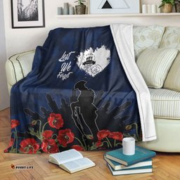 vibehoodie blanket anzac day camouflage lest we forget premium blanket