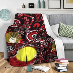 Aboriginal Flag NAIDOC Turtle Premium Blanket