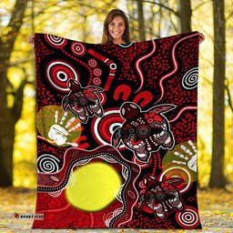 Aboriginal Flag NAIDOC Turtle Premium Blanket