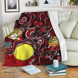 Aboriginal Flag NAIDOC Turtle Premium Blanket