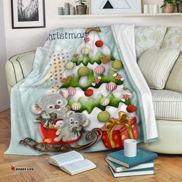 Australia Christmas Premium Blanket Koala Blanket Merry Christmas