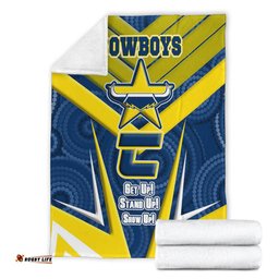 vibe hoodie premium blanket north queensland cowboys naidoc 2022 sporty style premium blanket