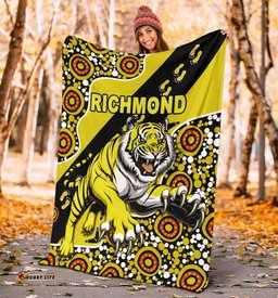 Richmond Premium Blanket Indigenous Tigers