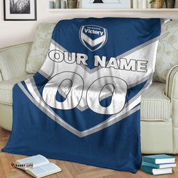 custom personalised melbourne victory pride blanket