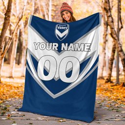 custom personalised melbourne victory pride blanket