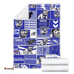 Canterbury-Bankstown Bulldogs Premium Blanket - Team Of Us Die Hard Fan Supporters Comic Style