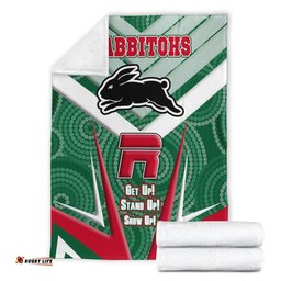 vibe hoodie premium blanket south sydney rabbitohs naidoc 2022 sporty style premium blanket