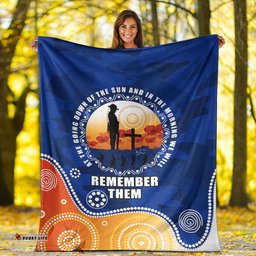 vibehoodie blanket custom australia anzac camouflage vitality premium blanket