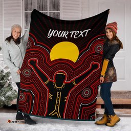 Aboriginal Personalised Premium Blanket The Sun Always Shines
