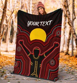 Aboriginal Personalised Premium Blanket The Sun Always Shines