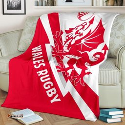 Wales Rugby Premium Blanket Lighting Style