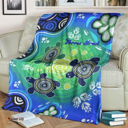 Blanket Australia Turtle Blue Sea