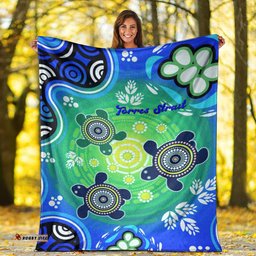 Blanket Australia Turtle Blue Sea
