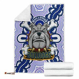 bulldogs rugby indigenous blanket canterbury bankstown super berries aboriginal footprint