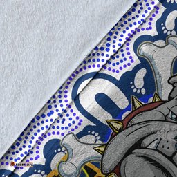 bulldogs rugby indigenous blanket canterbury bankstown super berries aboriginal footprint