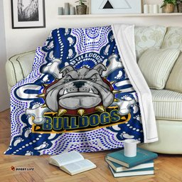 bulldogs rugby indigenous blanket canterbury bankstown super berries aboriginal footprint