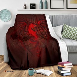 Wales Premium Blanket, Welsh Dragon Lava