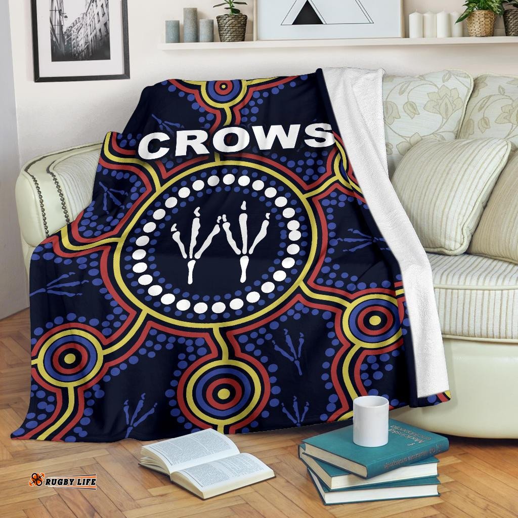 Adelaide Premium Blanket Indigenous Crows Footprint