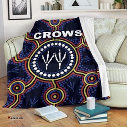 Adelaide Premium Blanket Indigenous Crows Footprint