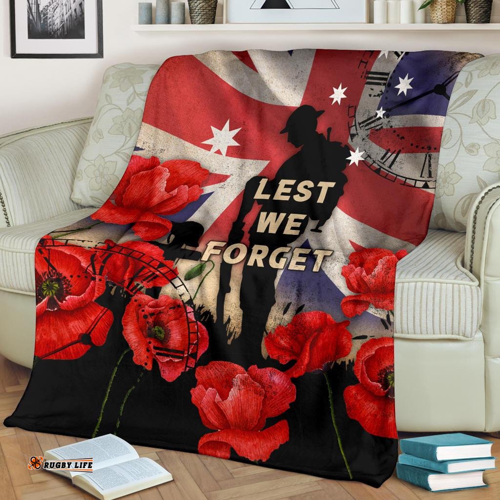 ANZAC Premium Blanket A Day We Will Never Forget
