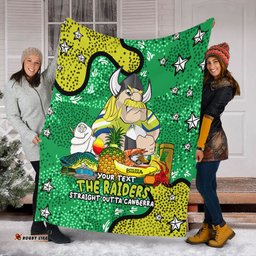 Canberra Raiders Custom Blanket - Australian Big Things Blanket
