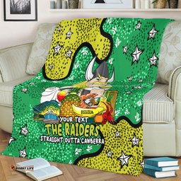 Canberra Raiders Custom Blanket - Australian Big Things Blanket