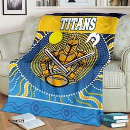 naidoc titans premium blanket gold coast indigenous