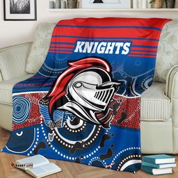 Knights Premium Blanket Newcastle Aboriginal Horizontal Style