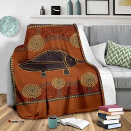 Aboriginal Premium Blanket Indigenous Echidna