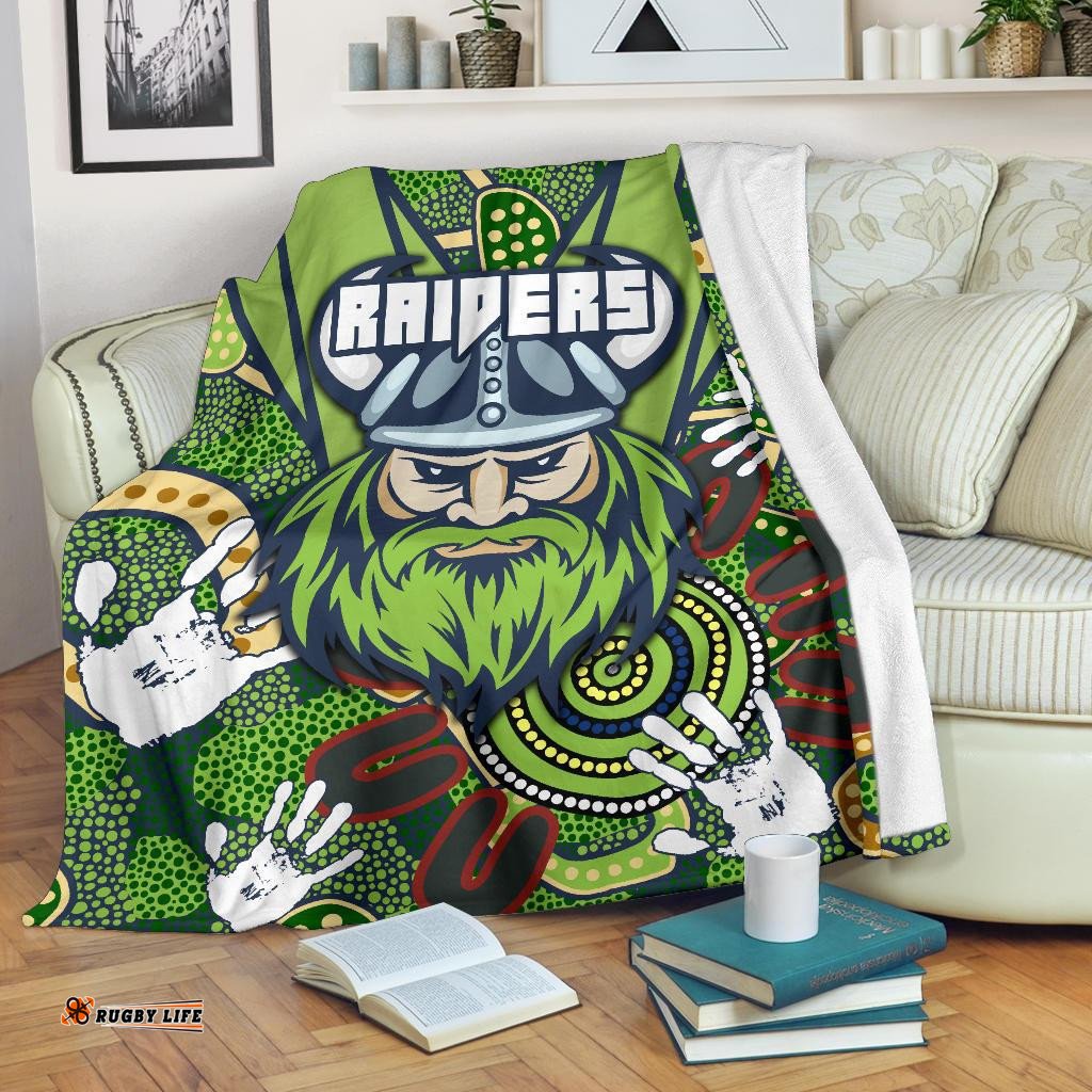 raiders premium blanket canberra indigenous