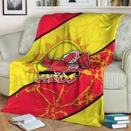 Western Reds Premium Blanket Kangaroos