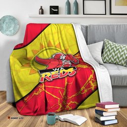 Western Reds Premium Blanket Kangaroos