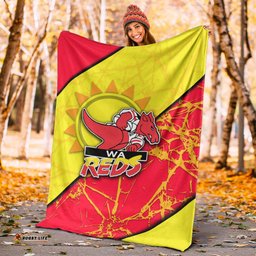 Western Reds Premium Blanket Kangaroos