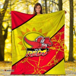 Western Reds Premium Blanket Kangaroos
