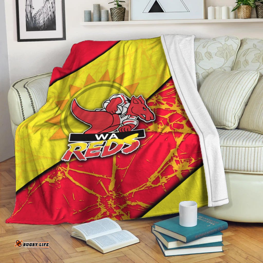 Western Reds Premium Blanket Kangaroos