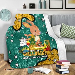 Australia Wallabies Custom Blanket - Australian Big Things Blanket