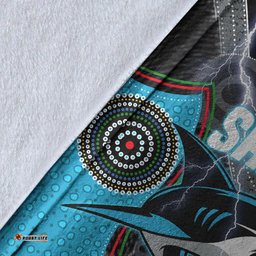 cronulla sutherland sharks premium blanket naidoc week special style
